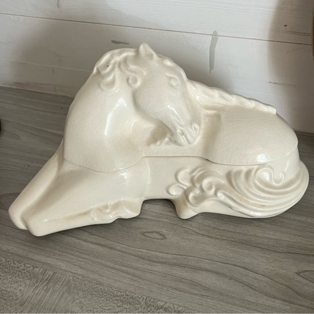 Toujours Moi Silky Milk Bath Unicorn Trinket Box Catchall Vintage